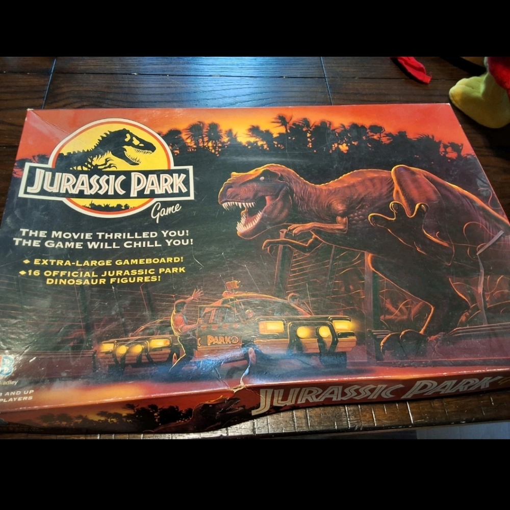 1992 Jurassic Park Vintage Board Game 90s Toy